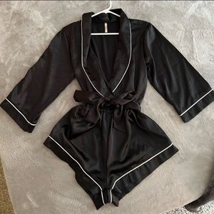 Fashion Nova Silk Romper